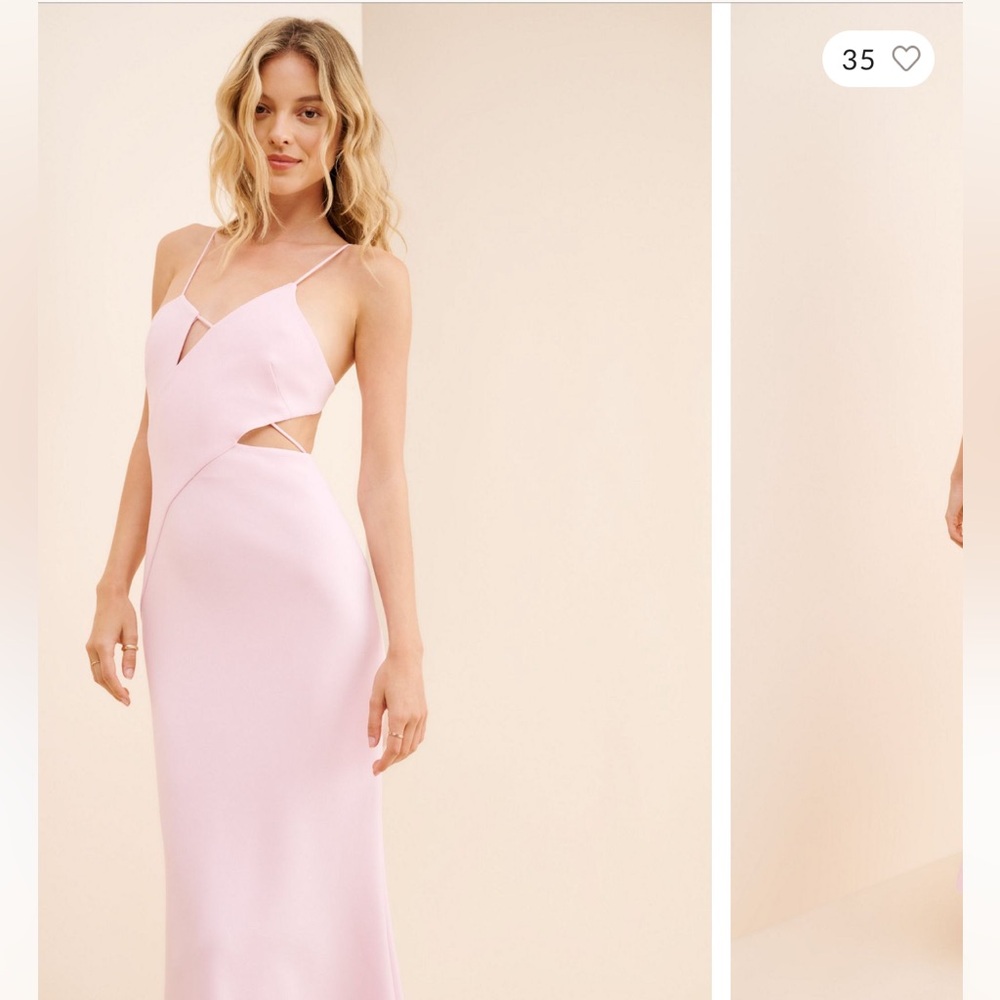 Significant Other Poet Asymmetrical
Maxi Dress